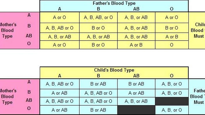 blood type for DNA test