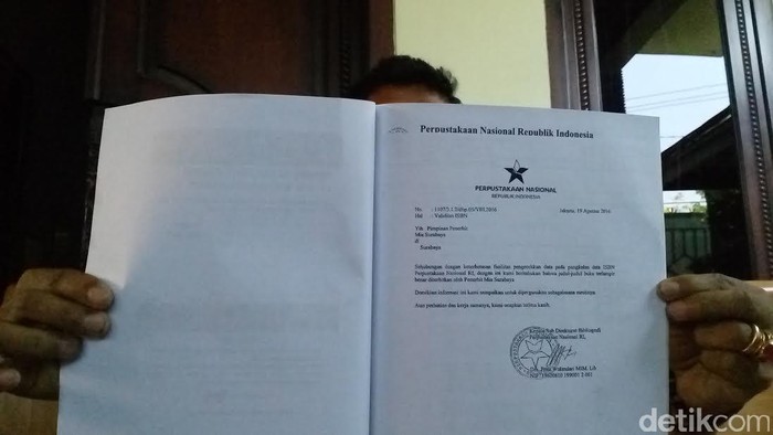 Bantah Palsukan ISBN, Ini Penjelasan Penerbit Buku yang Dipolisikan