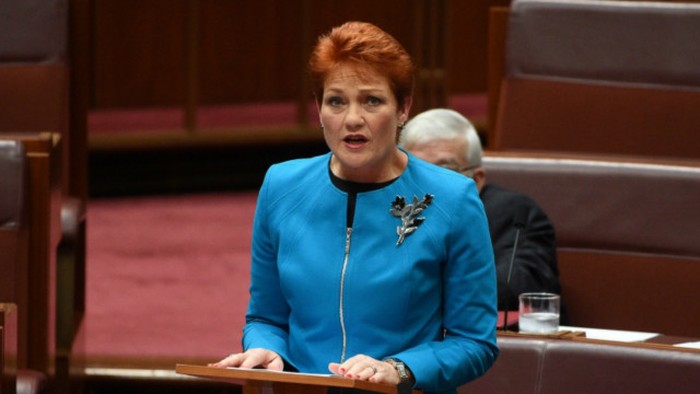 Pidato anti-Islam Pauline Hanson di parlemen Australia diprotes