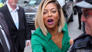 Taraji P. Henson juga terbuka tentang perjuangannya melawan depresi. Saya memiliki terapis yang saya ajak bicara. Itulah satu-satunya cara saya bisa melewatinya, ungkapnya. Foto: Mahardian/detikHOT