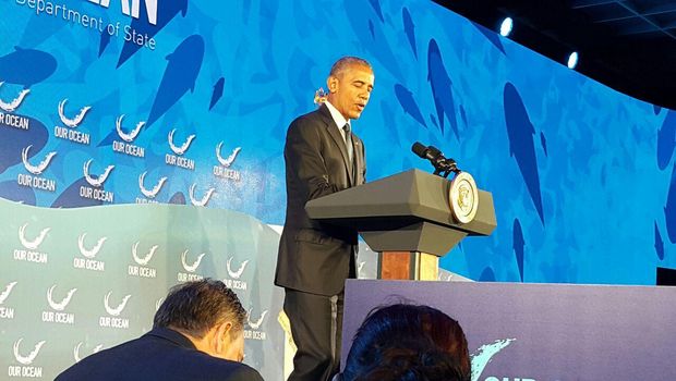 Foto: Obama di forum Our Ocean Conference 2016 di Washington DC (Dok. Delegasi KKP)