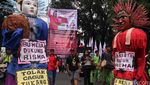 Aksi Dukung Risma Maju di Pilgub DKI