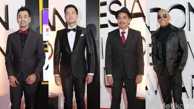 Pesona Para Seleb Pria di Indonesia Television Awards 2016