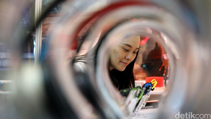 Ilustrasi Pameran Produk Elektronik Foto: Ari Saputra Ilustrasi Pameran Produk Elektronik Foto: Ari Saputra