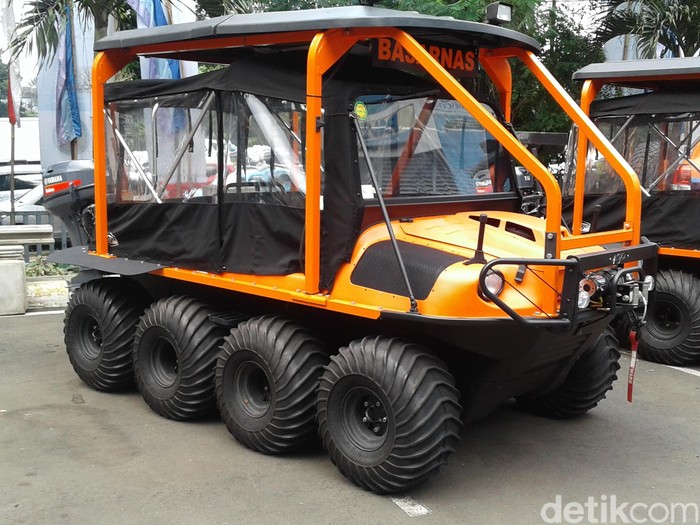 Kendaraan Amfibi Basarnas, Bisa ke Gunung atau ke Laut
