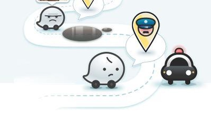 Ilustrasi Waze. (Foto: Screen Shot Waze) Ilustrasi Waze. (Foto: Screen Shot Waze)