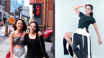 Jalan Bareng Julie Estelle dan Chelsea, Luna Maya Pamer Kaki Jenjang
