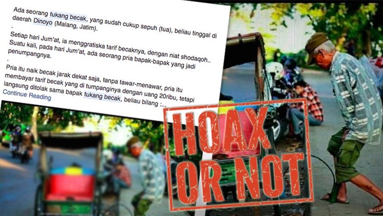 Kisah Haru Tukang Becak Gratisan di Malang yang Dihajikan Penumpang Kisah Haru Tukang Becak Gratisan di Malang yang Dihajikan Penumpang