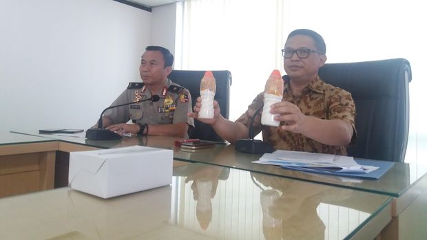 Foto: Jumpa pers penangkapan tersangka (Arief Ikhsanudin/detikcom)