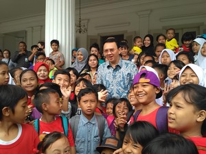 Di Hari Anak Membaca, Ahok Tekankan Nilai Agama dan Pancasila