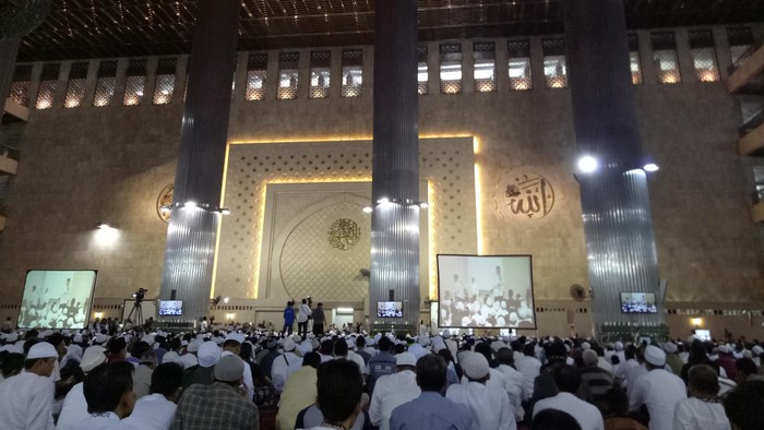 ceramah dan doa bersama di istiqlal