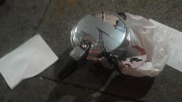 Bom kedua dari panci presto yang ditemukan di New York (Foto: CNN)