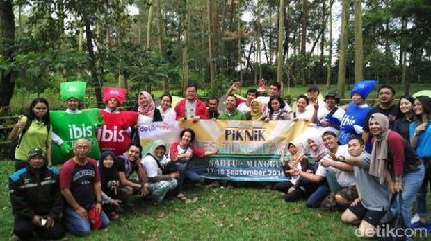 Serunya bagi-bagi hadiah kontes foto online (Andini/detikTravel)