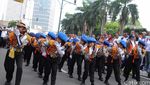 Aksi Menggemaskan Polisi Cilik di HUT Polantas