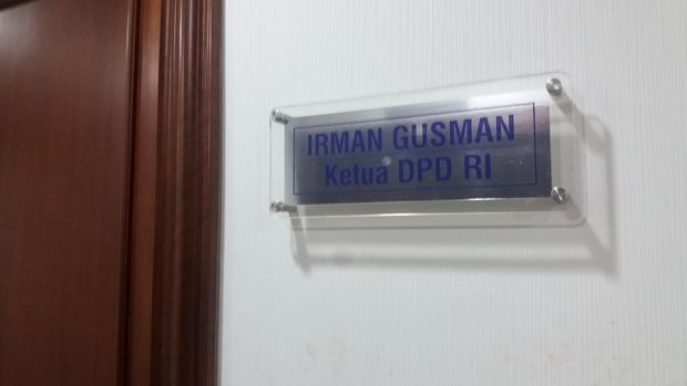 Ruangan Ketua DPD Irman Gusman (Foto: Arief Ikhsanudin/detikcom)