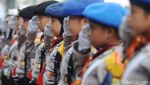 Aksi Menggemaskan Polisi Cilik di HUT Polantas