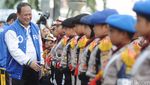 Aksi Menggemaskan Polisi Cilik di HUT Polantas