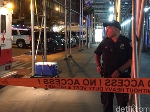 Begini Suasana Penjagaan di Sekitar Lokasi Ledakan Manhattan di New York