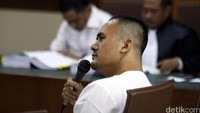 Saipul Jamil memberikan kesaksianya.