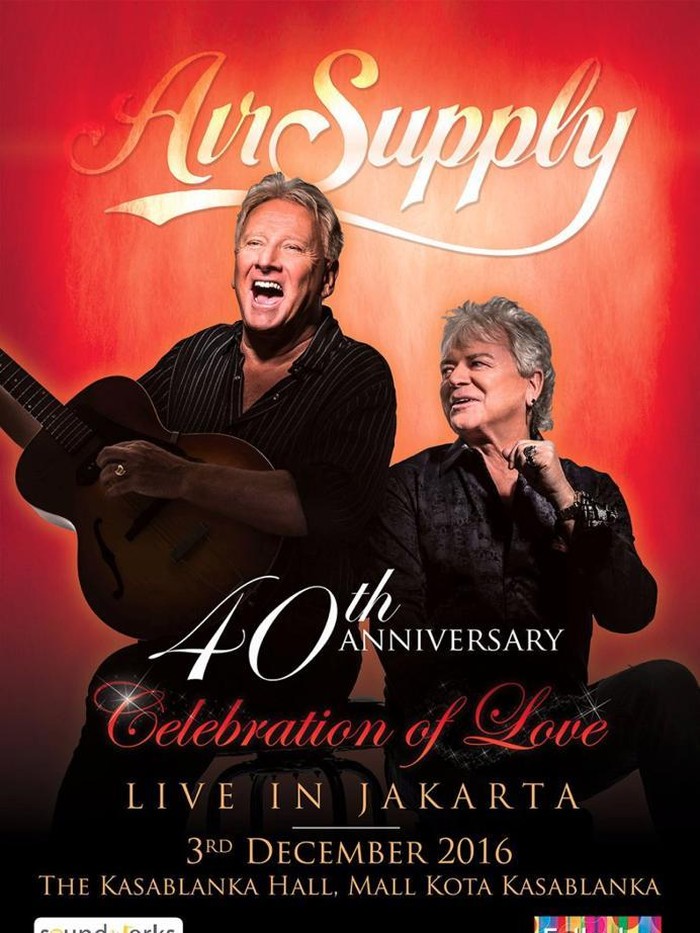 Air Supply Konser di Jakarta 3 Desember