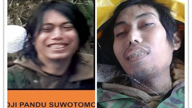 Jenazah diduga Sobron. (Foto: Dok Polda Sulteng)