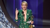 Sarah Paulson yang memenangkan kategori Outstanding Lead Actress In A Limited Series Or Movie lewat filmnya The People v. O.J. Simpson: AMerican Crime Story. Kevin Winter/Getty Images/detikFoto.