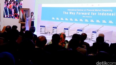 Sri Mulyani Hadiri Seminar Keuangan Internasional