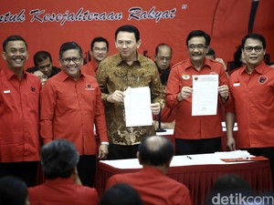 Ahok Teken Kontrak Politik, PDIP: Tak Ada Mahar, Ini untuk Pastikan Komitmen