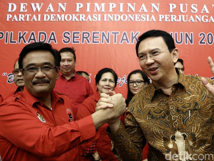 Posisi 2 Survei Poltracking, Timses: Program Ahok-Djarot Unggul
