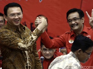 PDIP Ingin Jadi Pengusung Utama, Ahok: Masa 3 Parpol Lain Dibuang?