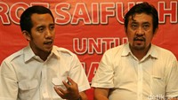 Relawan Ibu Kota memberikan keterangan terkait dukungannya kepada Djarot Saiful Hidayat.