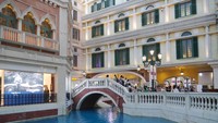 Foto: Untuk kanalnya, dibuat mirip seperti yang ada di Venesia, Italia. Namun kanal di sini indoor (Kurnia/detikTravel)