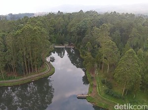 Keren! Pemandangan Hulu Citarum Dipotret Pakai Drone