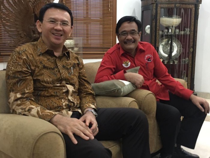 Usai Rapat di Rumah Mega, Ketua PDIP: Tetap Ahok-Djarot