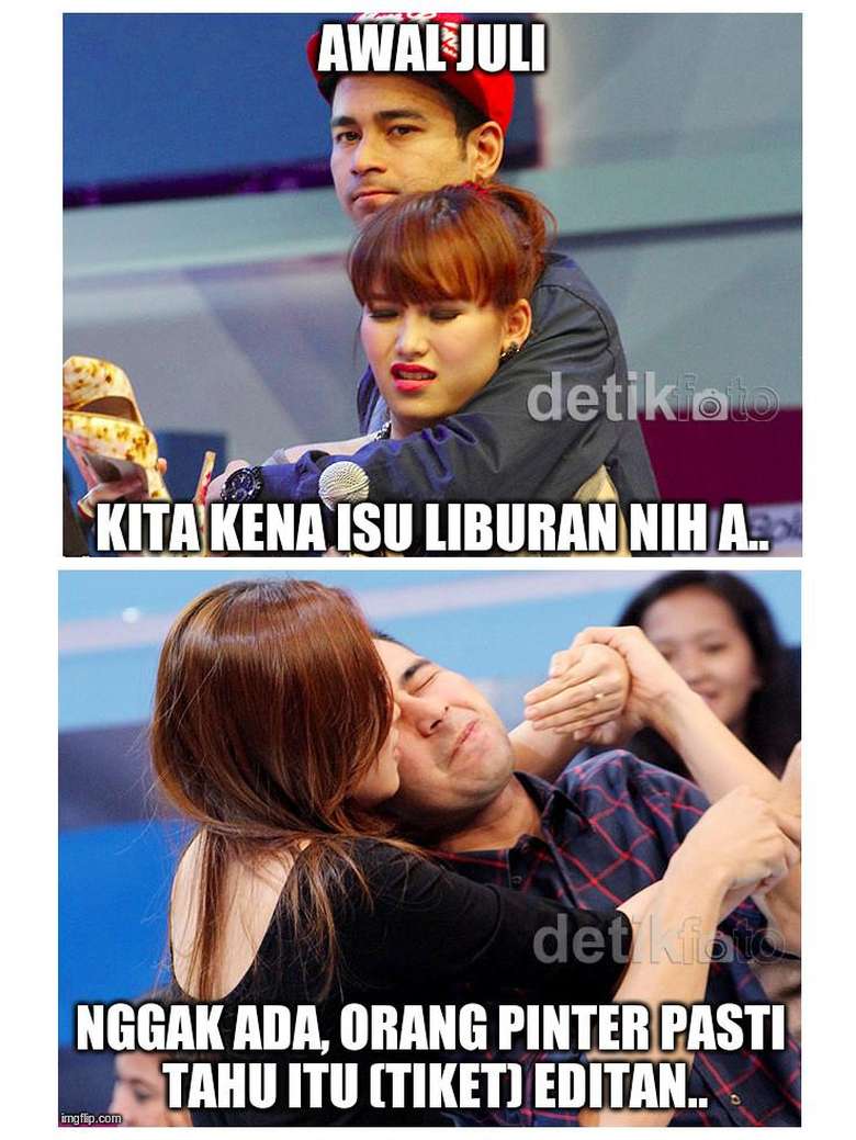 Meme DetikHOT Skakmat Raffi Ayu