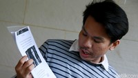 Robby saat ditemui di Polda Metro Jaya, Jakarta Pusat pada Rabu (21/09/2016). Pool/Palevi S/detikFoto.