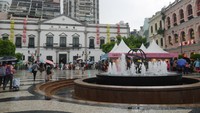 Foto: Senado Square telah menjadi pusat kota Macau selama berabad-abad, dan masih menjadi lokasi populer untuk menyelenggarakan sejumlah event dan perayaan (Kurnia/detikTravel)