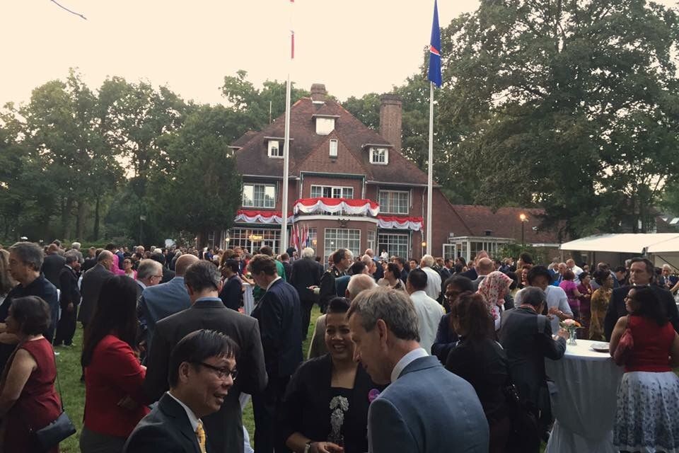 Suasana resepsi diplomatik (Foto: E. Santosa/detikcom)