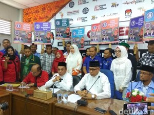Pilgub Aceh, Pasangan Cagub Irwandi-Nova Daftar ke KIP