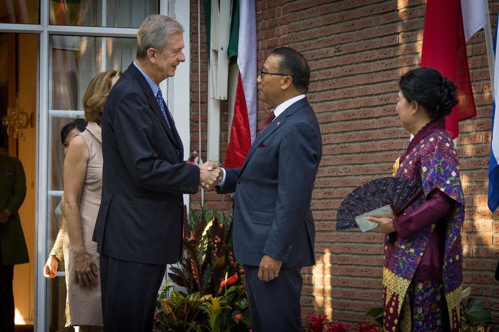 Dubes Nikolaos van Dam juga hadir (Foto: E. Santosa/detikcom)