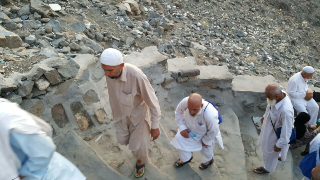 Tak mudah untuk mencapai puncak Jabal Nur (Rachmadin Ismail/detikcom)