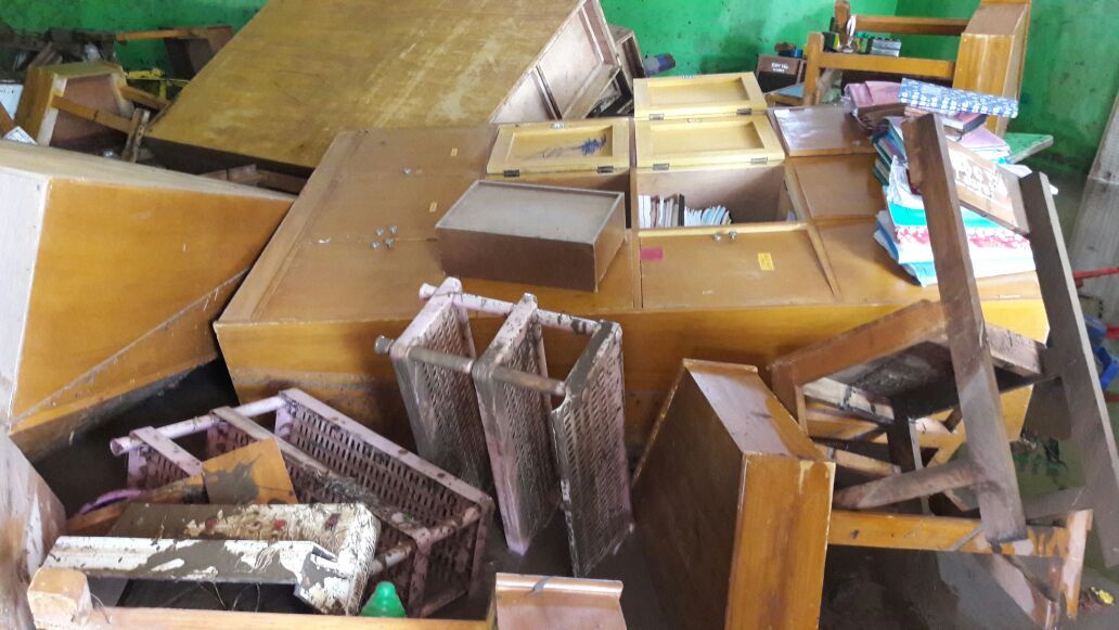 Sekolah yang rusak imbas banjir Garut (Dok BNPB)