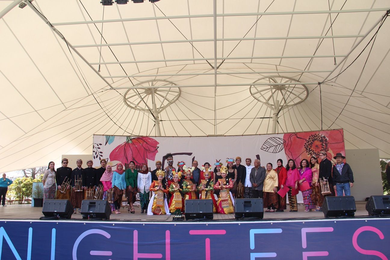 Selain itu ada tari Bali, musik Angklung yang ditampilkan (Dok KBRI Canberra)