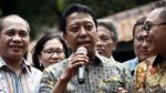 Senyum Sumringah Ketum Parpol di Rumah SBY
