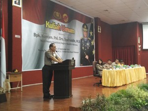 Wakapolri Beri Kuliah Umum di Makassar: Bicara Teroris, Sentil soal Tawuran