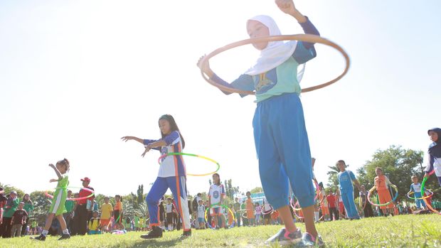 Ilustrasi Festival Permainan Anak Tradisional (Aditya/detikTravel)
