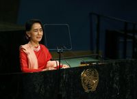 Aung San Suu Kyi.