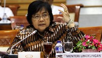 Siti Nurbaya menghadiri rapat di Komisi III DPR, Kamis (22/9/2016).