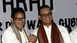 Anies-Sandiaga Daftar Cagub dan Cawagub DKI