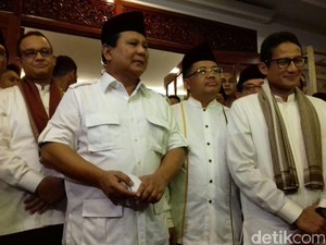 Prabowo Bakal Turun Langsung Jadi Juru Kampanye Anies-Sandiaga
